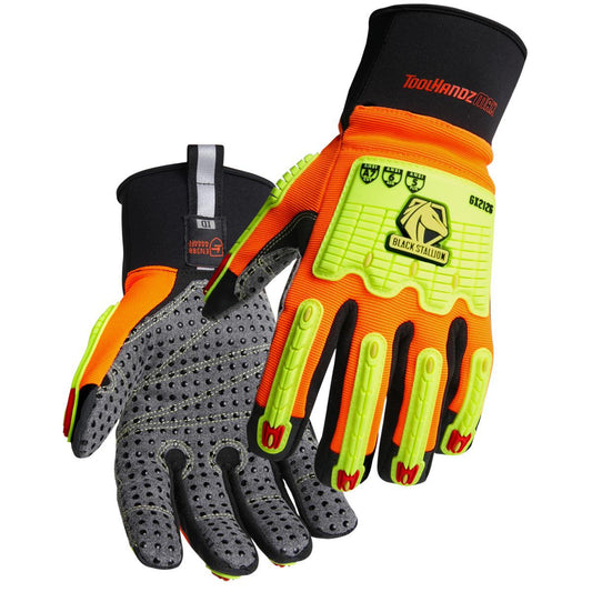 Tallion Tools Black Stallion Tool Handz PLUS Mechanic Gloves - 99PLUS-BLUE – Baker's ...