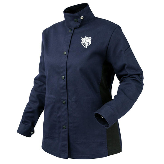 Black Stallion AngelFire Women's FR Cotton Welding Jacket - JF1015-NB
