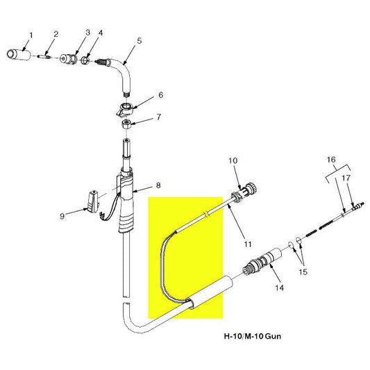 Miller Trigger Assembly Cord for M-25 - 227800