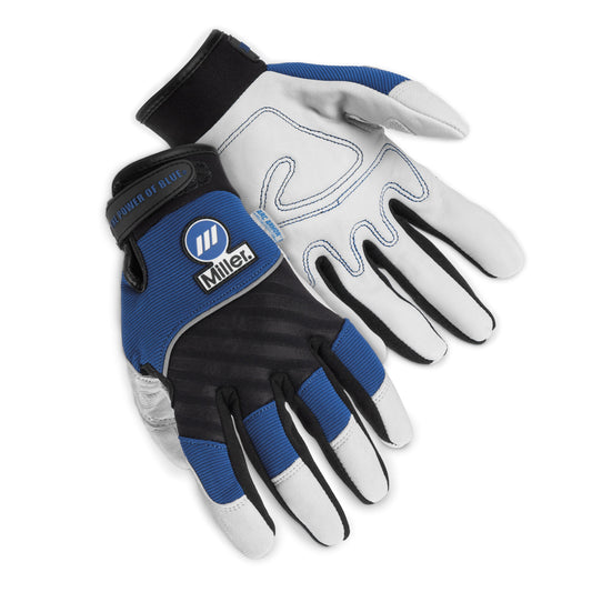 Miller Metalworker Gloves shown from the top and bottom