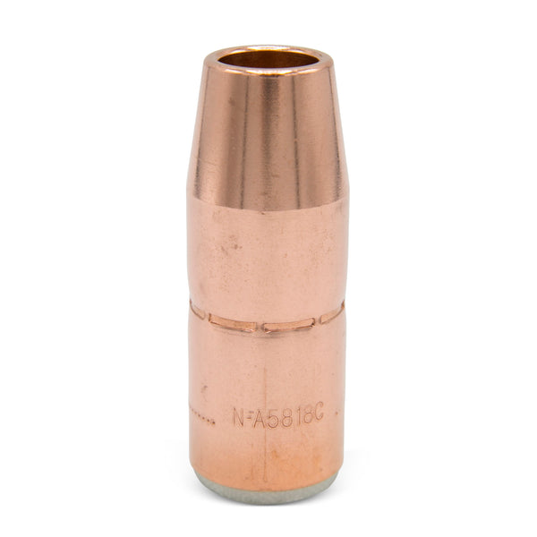Miller AccuLock S Large Thread-On Copper Nozzle, 5/8 Miller AccuLock S Large Thread-On Copper Nozzle, 5/8