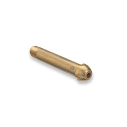 Western Brass Nipple: 1/2"-27, 3" Long, CGA-580, 510, 500, 590 - 15-9