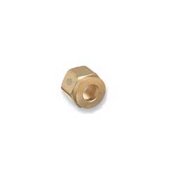 Western Steel Nut: .960"-14 NGO, LH Male, Indus. Air CGA-590 - SS-93