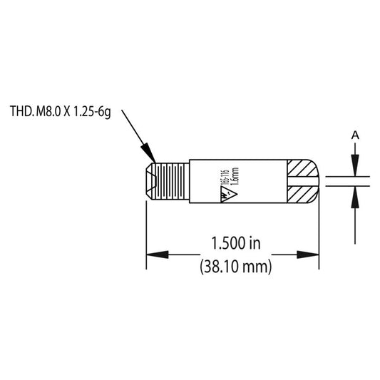 Tweco - WELDSKILL Ws165-52 CONTACT TIP - 25 Per Pack - 1160-1427