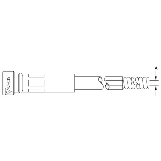 TWECO - WeldSkill WS42-4045-15 Conduit Liner (040-045, 15FT) Steel Wound - 1420-1141