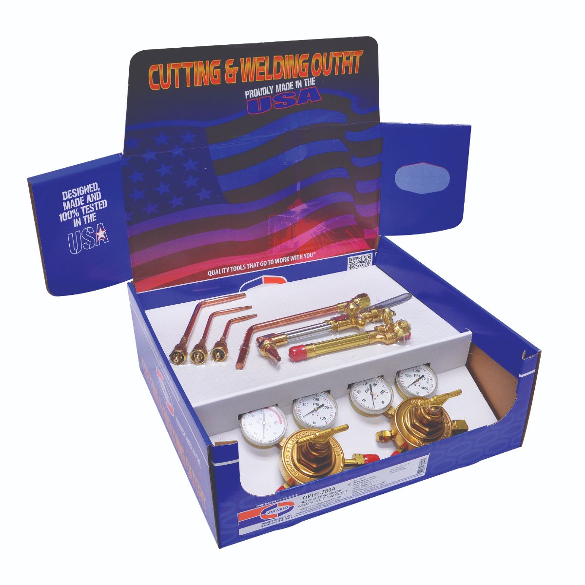 Uniweld Roughneck Outfit CGA510 HD - OPH1-780A – Baker's Gas & Welding ...