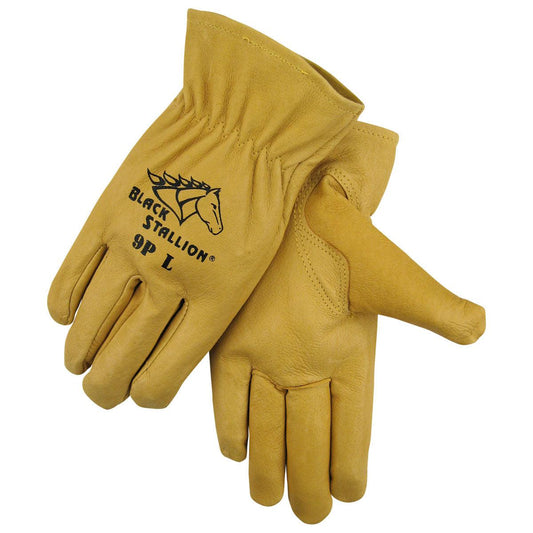 Black Stallion Quality Grain Pigskin Driving Gloves