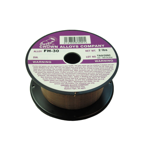 Crown Alloys FH-30 - .035 x  2# MIG Welding Wire -2 lb Spool - TSFH/1F