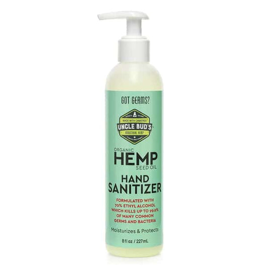 Uncle Buds Organic Hemp Seed Oil Sanitizer (8 fl oz) - HS107H