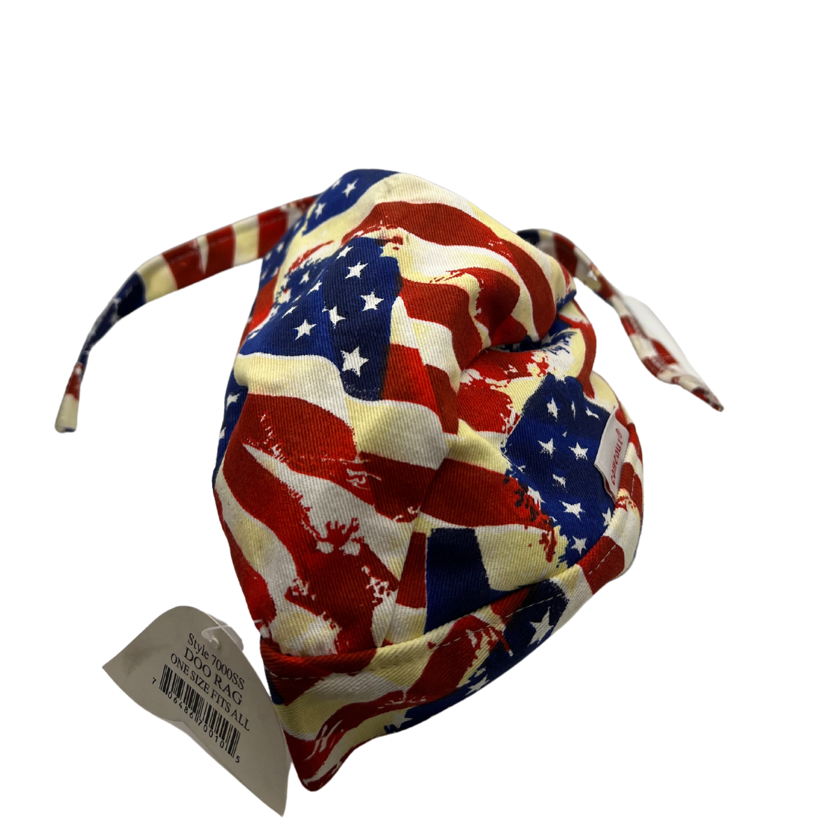 Comeaux - 7000 Doo Rags Stars & Stripes - One Size - 7000S&S – Baker's ...