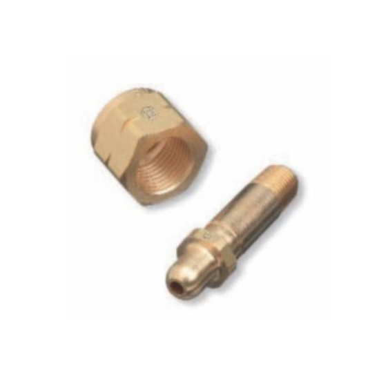 Western Steel Nipple: 1/4" NPT, 2 1/2" Hy, NG CGA-350 - SS-83