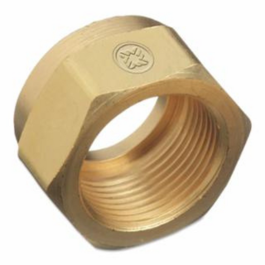 Western Brass Nut: .899"-18 NGO, RH Female, Acetylene CGA-520 - 300-2