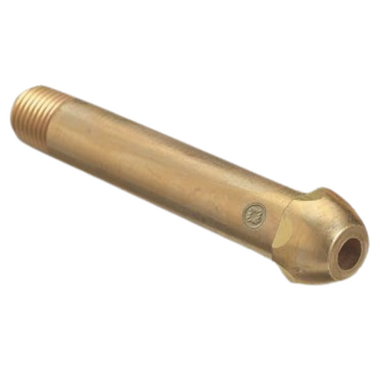 Western Brass Nipple: 1/4" NPT, 2" Long, CGA-320 - CO-3