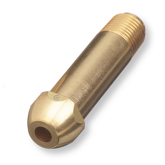 Western Brass Nipple: 1/4"NPT2.5"Long w CV GA-580/510/500/590 - 15-8CV