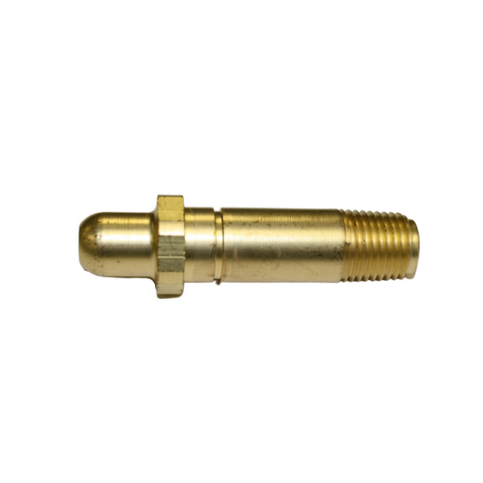 Western Brass Nipple: 1/4" NPT, 2 1/2" Long, CGA-350 - 83