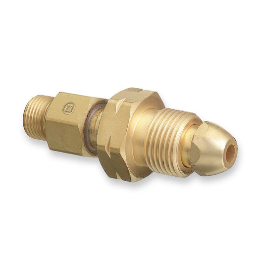 Western Brass Cylinder Adaptor, CGA-510 to CGA-200 "MC" - 320