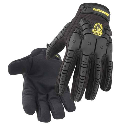 Black Stallion ToolHandz Core Synthetic Leather Palm TPR Impact Mechanic's Gloves