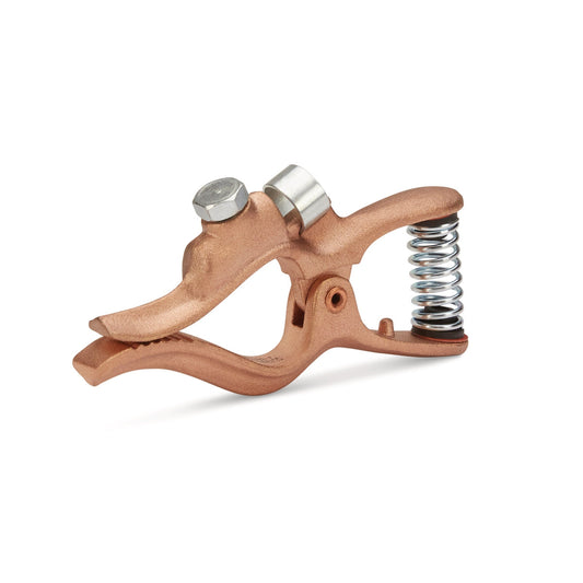 Lincoln T-Series 200A Brass Ground/Work Clamp copper plated brass