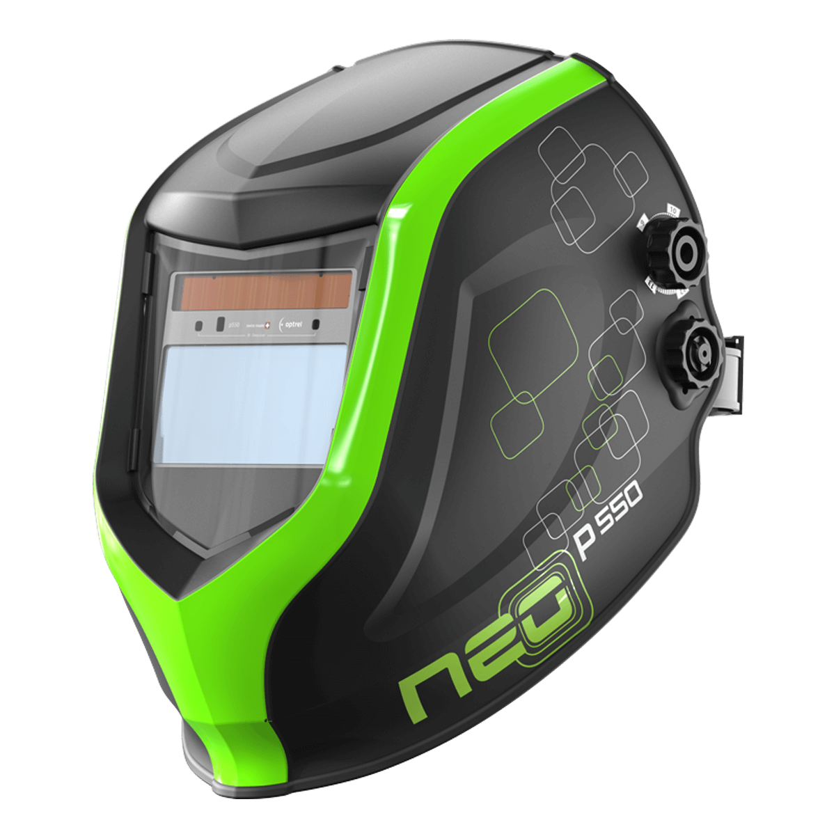 Optrel P550 Optrel Neo P550 Welding Helmet, Black/Green - 1007.011 – Baker's Gas ...